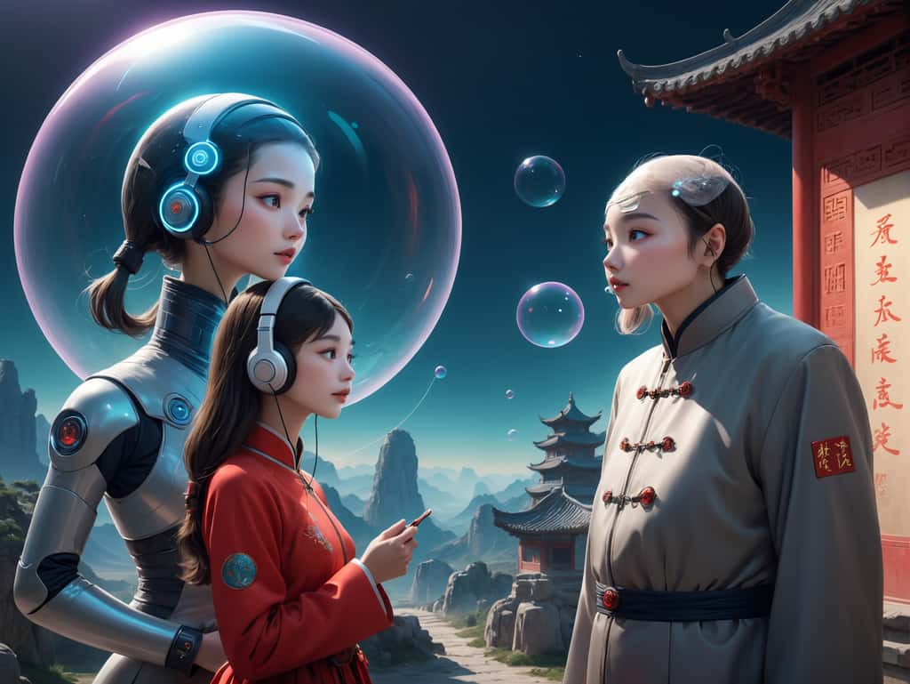 La communication universelle est un vieux rêve de la science-fiction. © D. Ichbiah avec Maze Guru