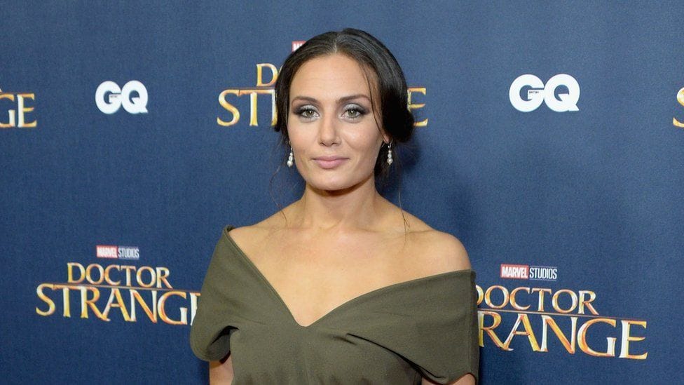 Zara Phythian lors de la soirée de lancement de Doctor Strange à Londres le 24 octobre 2016
