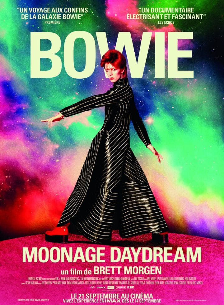 L'affiche de "Moonage Daydream", le documentaire de Brett Morgen sur David Bowie (2022). (UNIVERSAL PICTURES FRANCE)