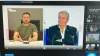 Volodymyr Zelensky et Alain Delon dialoguent par écrans interposés depuis Kiev et Paris. La rencontre a été diffusée sur TV5