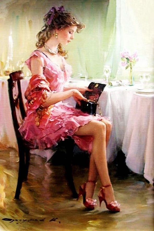Peinture Konstantin Razumov 10 - Peintures Konstantin Razumov : Impressionnisme Glamour - Art
