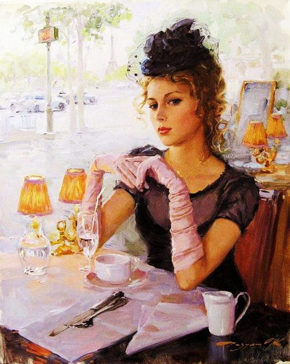 Peinture Konstantin Razumov 5 - Peintures Konstantin Razumov : Impressionnisme Glamour - Art