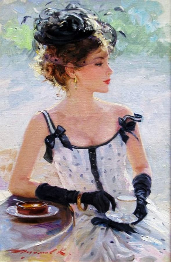 Peinture Konstantin Razumov 8 - Peintures Konstantin Razumov : Impressionnisme Glamour - Art