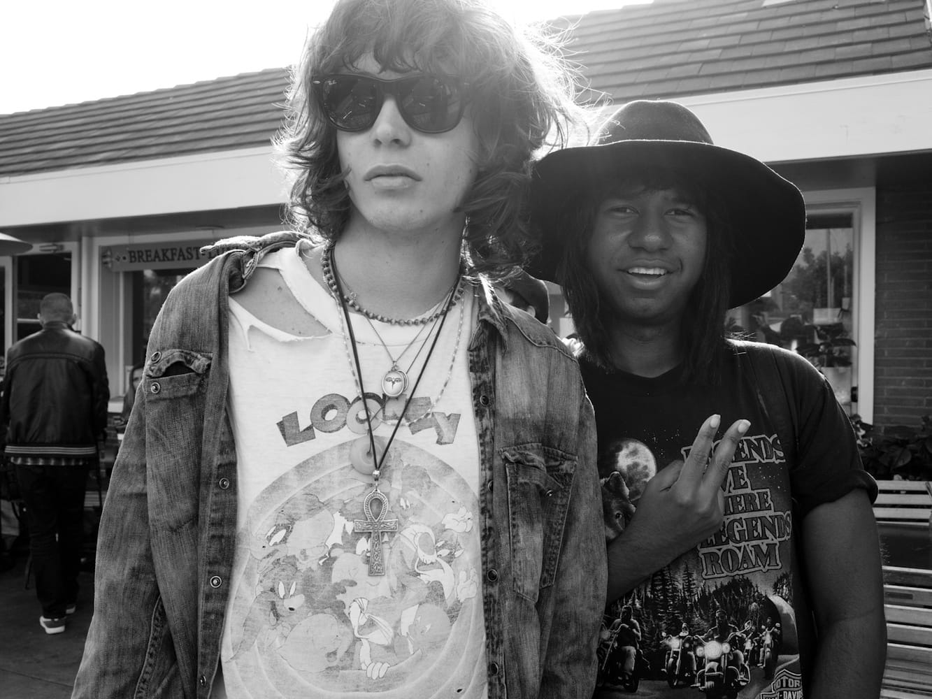 2014_03_25 Jacob Dekata and Prince Chenoa of Galore Magazine on Larchmont Blvd.