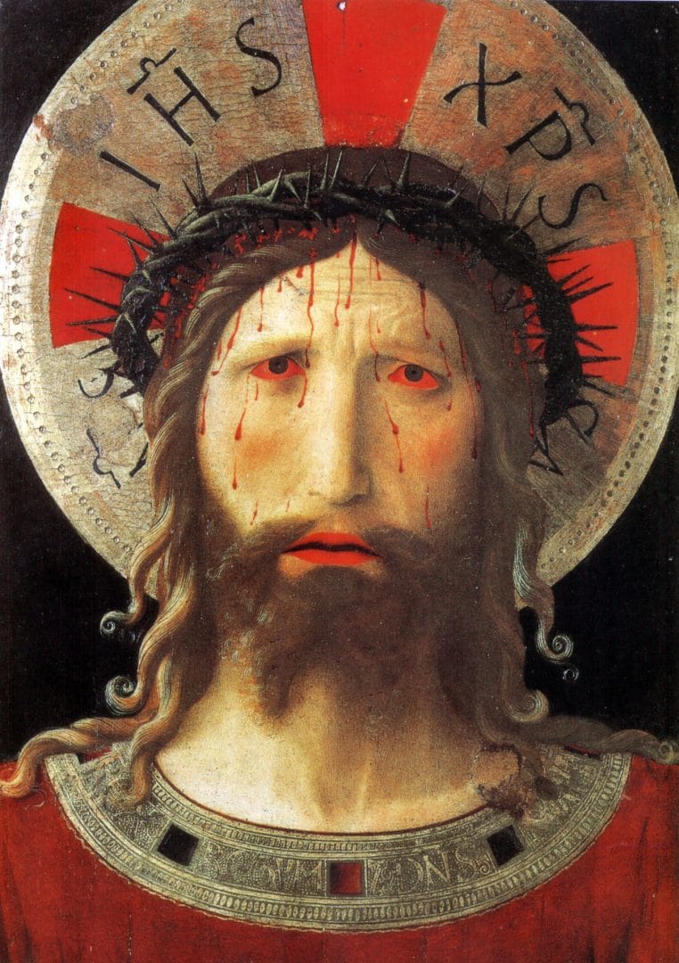 Fra-angelico-Le-Couronnement-d-epines-1440-55-39cm-Addolorata-Eglise-Santa-Maria-del-Soccorso-Livourne
