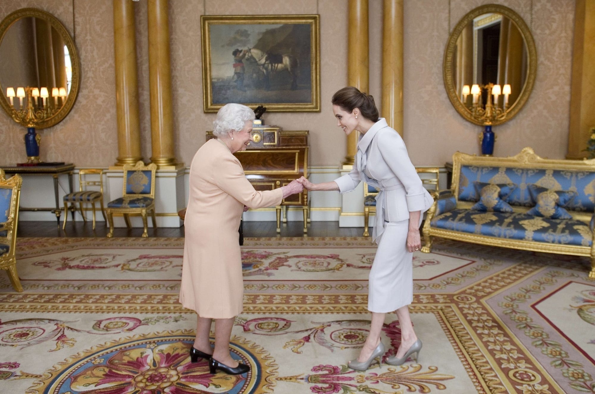 TOPSHOTS-BRITAIN-ROYALS-ANGELINA JOLIE
